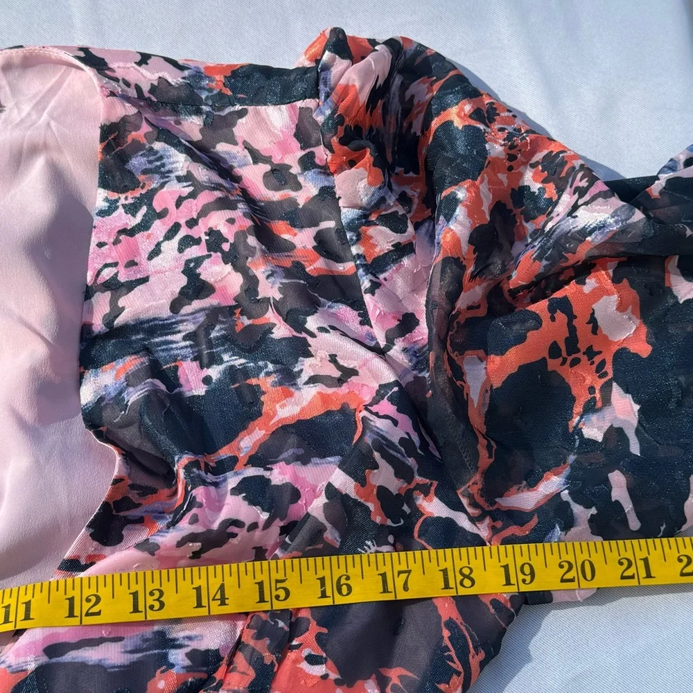 Hutch Anthropologie Lindie Wrap Maxi Dress Women’s Large Abstract Print Long